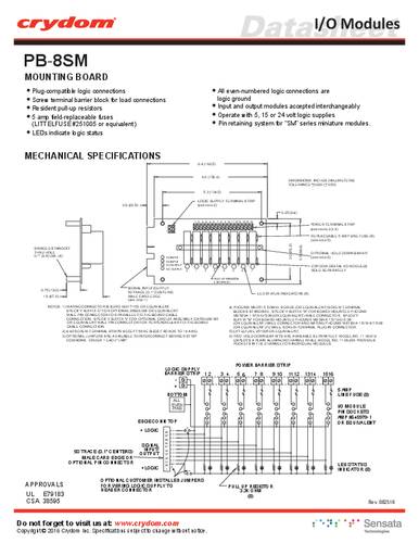 Crydom PB-8SM I/O-Modul von Crydom