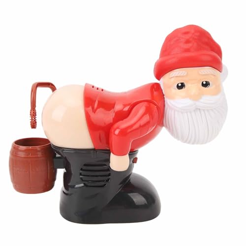 Cryfokt Automatische Santa Bubble Machine mit Blitzlichtern und Musik, Lustige Santa Automatische Furz Bubble Machine für Weihnachtsfeier, Sammeln Lustiger Bubble Maker für Jungen Mädchen #511, von Cryfokt