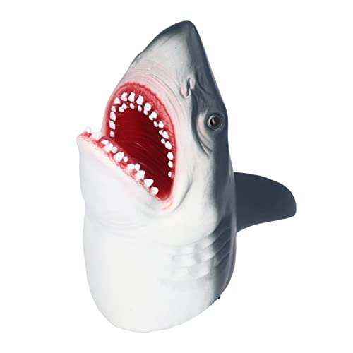 Cryfokt Haifischkopfhandspielzeug, Rollenspiel Spielen Storytelling Realistische Haifischpuppe Weiche Gummi für Cryfokt Haifischkopfhandspielzeug, Rollenspiel Spielen Storytelling Realistische Haifischpuppe Weiche Gummi für von Cryfokt