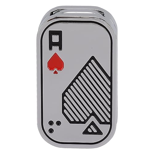 Cryfokt Magnetischer Zappelschieber, 3-lagiger Metall-Poker-Push-Card-Fidget-Slider, EDC Zappelspielzeug Zum Stressabbau für Erwachsene, Zum Stressabbau und Angstzuständen (Silber) von Cryfokt