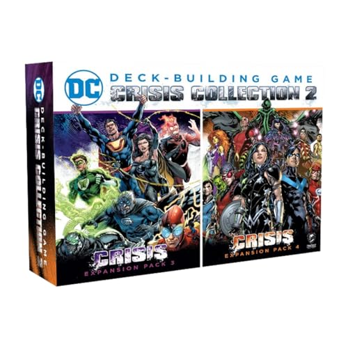 DC Deck-Building Game: Crisis Collection 2 | Cooperative Expansion | 2-5 Player Strategy Card Game | Face Epic Crises & Impossible Mode Villains | Requires Base Game | Ages 15+ von Cryptozoic Entertainment