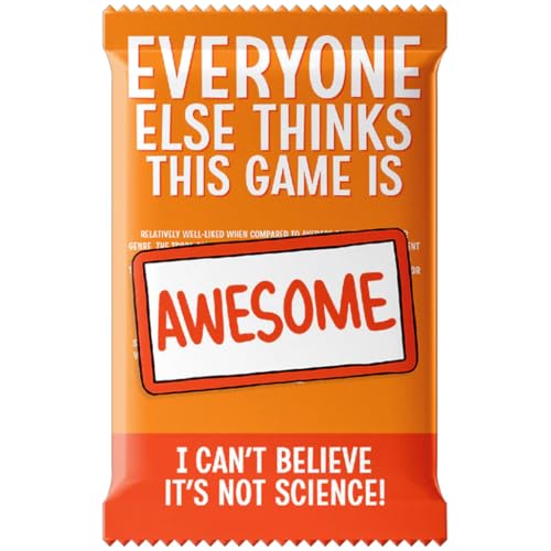 Everyone Else Thinks This Game is Awesome! I Can't Believe It's Not Science Expansion | from Pan-Universal Galactic Worldwide & Cryptozoic | 100 Extra Space Facts | Trivia Game for 2-8 Players 14+ Everyone Else Thinks This Game is Awesome! I Can't Believe It's Not Science Expansion | from Pan-Universal Galactic Worldwide & Cryptozoic | 100 Extra Space Facts | Trivia Game for 2-8 Players 14+ von Cryptozoic Entertainment