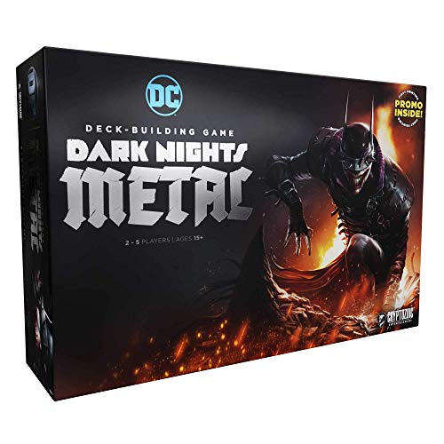 Cryptozoic - DC Deck Building Game: Dark Nights Metal - Der Batman Der Lacht und Seine Dunklen Ritter - Kompatibel mit Allen Spielen in der DC DBG Serie - Ab 15 Jahren - Für 2-5 Spieler - Englisch von Cryptozoic Entertainment