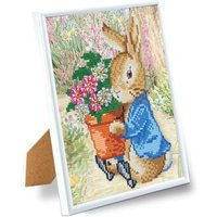 Craft Buddy CAM-PRBT01 - Peter Rabbit, Crystal Art Frame Kit 21x25cm von Crystal Art