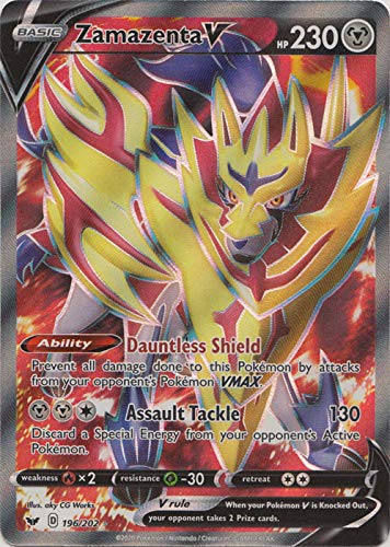 Zamazenta V - 196/202 - Full Art Ultra Rare von Crystalcommerce