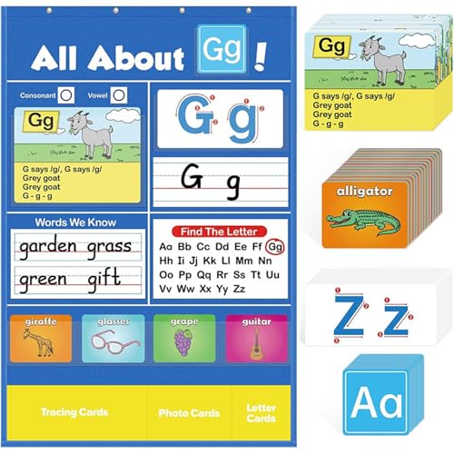 1 Set Alphabet -Lernentasche, kreativer Alphabet -Taschendiagramm, Briefe -Erkennungstool, interaktive Hilfe für Homeschool, Vorschule, Kindergarten 1 Set Alphabet -Lernentasche, kreativer Alphabet -Taschendiagramm, Briefe -Erkennungstool, interaktive Hilfe für Homeschool, Vorschule, Kindergarten von Csafyrt