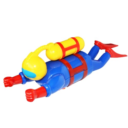 1pc Taucher Mann Schwimmbad Spielzeug Uhrenspielzeug Wickeln Wasserspielzeug Badezimmer Spielzeug Duschgeschenk Puzzle Spielzeug für Jungen und Mädchen von Csafyrt