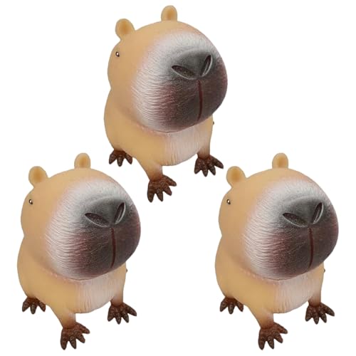 3pcs Animal Stress Bälle lustige Capybara Stressabbau Stressspielzeug für Kinder und Erwachsene Capybara Stoffed Animal Birthday Gift von Csafyrt