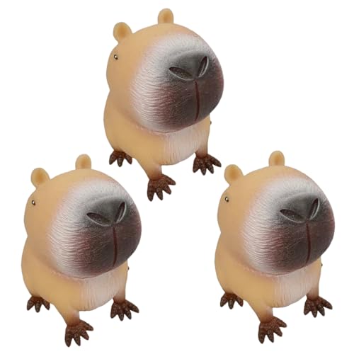 3pcs Animal Stress Bälle lustige Capybara Stressabbau Stressspielzeug für Kinder und Erwachsene Capybara gefülltes Tier von Csafyrt