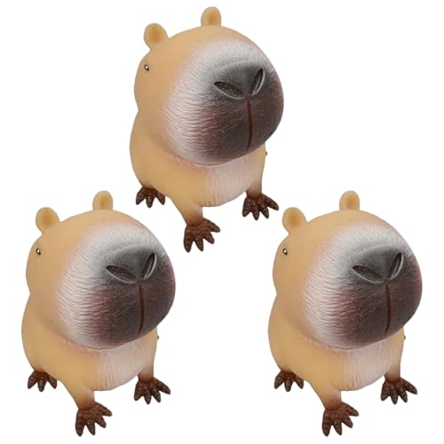 3pcs Animal Stress Bälle lustige Capybara Stressabbau Stressspielzeug für Kinder und Erwachsene Capybara gefülltes Tier von Csafyrt