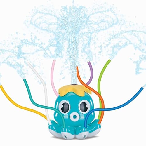 Crazy Daisy Sprinkler Sommerkühlung Oktopus-förmiges Kleinkind Wasserspielzeug 6.3x5.9in Außenwasserspielzeug für Garten Rasengarten Geschenke für Kinder von Csafyrt