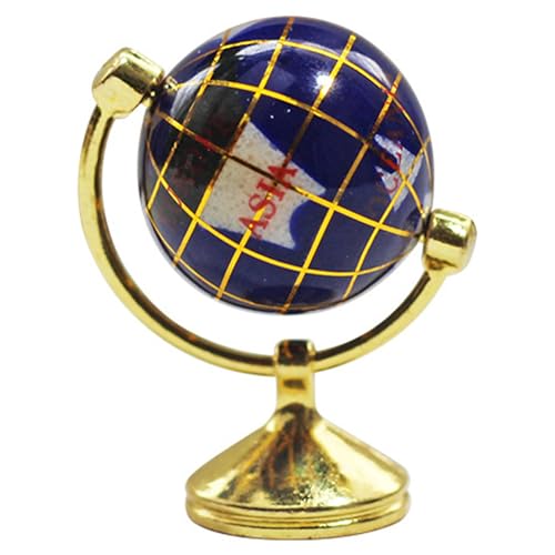 Csafyrt 1 12 Skala Dollhouse Accessoires Harz Mini Dollhouse Zubehör Planetarium Globe mit Legierstand DIY Miniaturpuppenhauszubehör für Dollhouse Decoration von Csafyrt