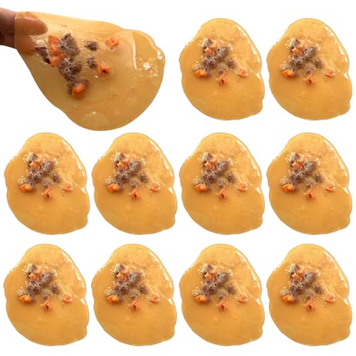 Csafyrt 10pcs Fake Erbrochenes 4 '' TPR Soft Streichspielzeug realistische Streichmaterial für Halloween Aprilscherz's Day Badezimmer Kühlschrank Küche Bürgersteig Bars Esstisch Party Geschenk von Csafyrt