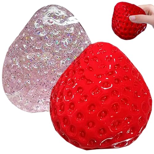 Csafyrt 2pcs Squeeze -Spielzeug süße Ultrasoft -Simulation Erdbeerspielzeug Stress Ball für Kinder und Erwachsene Csafyrt 2pcs Squeeze -Spielzeug süße Ultrasoft -Simulation Erdbeerspielzeug Stress Ball für Kinder und Erwachsene von Csafyrt