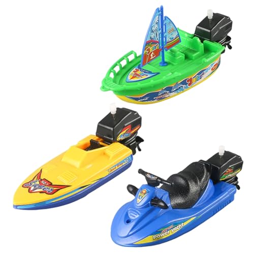 Csafyrt 3PCS -Spielzeugboote, lustige kleine Plastikbootbad Spielzeug Leichtes Schnellboot, Segelboot und Motorboot für Sommer -Strandpool -Hinterhofspiele Csafyrt 3PCS -Spielzeugboote, lustige kleine Plastikbootbad Spielzeug Leichtes Schnellboot, Segelboot und Motorboot für Sommer -Strandpool -Hinterhofspiele von Csafyrt