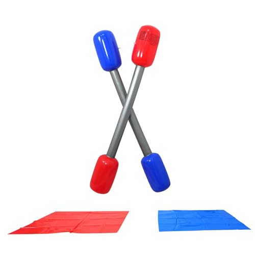 Csafyrt 4PCS Kids Outdoor Toys 56,3 x 6,7 Zoll aufblasbare PVC -Pugil -Stöcke und 19,7 x 18,9 Zoll Floor Matte Wiederverwendbare Pool Battle Toys Games Csafyrt 4PCS Kids Outdoor Toys 56,3 x 6,7 Zoll aufblasbare PVC -Pugil -Stöcke und 19,7 x 18,9 Zoll Floor Matte Wiederverwendbare Pool Battle Toys Games von Csafyrt