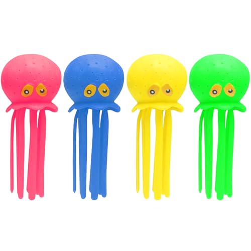 Csafyrt 4PCS Kleinkindpool -Spielzeug Tintenfisch Wasserkugeln Sensorische Stressabbau Spielzeug für Kinder Beach Wasser Csafyrt 4PCS Kleinkindpool -Spielzeug Tintenfisch Wasserkugeln Sensorische Stressabbau Spielzeug für Kinder Beach Wasser von Csafyrt