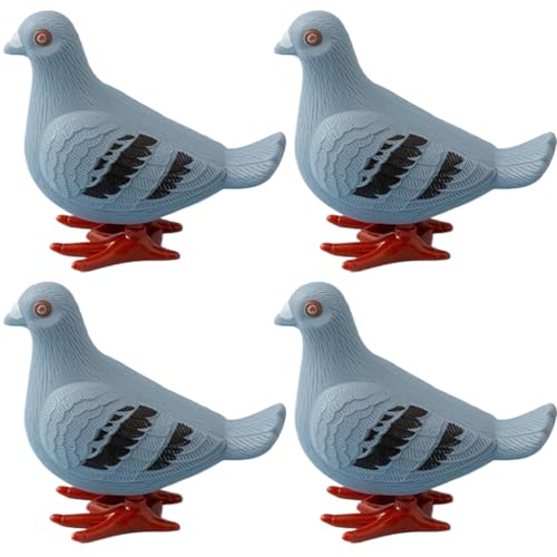 Csafyrt 4PCs Windgüter Toys Dove Clockwork -Taube Windgüter Simulation Frühzeit von Csafyrt