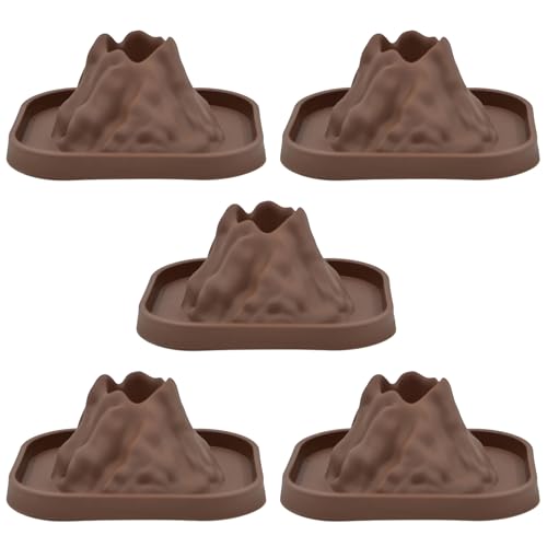 Csafyrt 5pcs Vulkanspielzeug kreatives Volcano Science Kit Fun Fun & Educational Vulcano Eruption Kinder Spielzeug Vulkan Eruption Spielzeug DIY Demonstration Requisiten für Schulhaus von Csafyrt