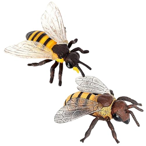 Csafyrt Biene Figur 2PCS Realistische Wespen Killer PVC Plastische Bienen pädagogische dekorative Tierfiguren für die Heimschule Csafyrt Biene Figur 2PCS Realistische Wespen Killer PVC Plastische Bienen pädagogische dekorative Tierfiguren für die Heimschule von Csafyrt