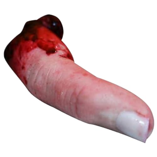 Csafyrt Gefälschte Finger gruselig blutig abgetrennte Finger Halloween Körperteile Realistische Schaum Halloween Finger für Halloween von Csafyrt