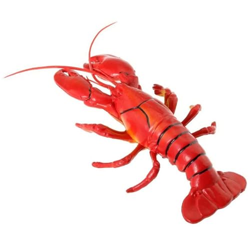 Csafyrt Gefälschte Hummer 14 Zoll künstlich künstlich gefälschten Big Lobster Spielzeug Marine Plastiktiere Desktop Dekoration Home Party Display Kinder Spielzeugsimulation Hummermodell von Csafyrt