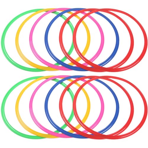 Csafyrt Hopscotch-Ringe für Kinder 12pcs 11 Zoll Hopscotch-Ringe Flexible Plastikkinder Sportausrüstung DIY-freundliche Outdoor-Spiele für Garten, Garten, Vorschule, zufällige Farbe Csafyrt Hopscotch-Ringe für Kinder 12pcs 11 Zoll Hopscotch-Ringe Flexible Plastikkinder Sportausrüstung DIY-freundliche Outdoor-Spiele für Garten, Garten, Vorschule, zufällige Farbe von Csafyrt