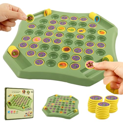 Csafyrt Kleinkind-Matching-Spiel Interactive Memory Game mit Selbstklebendem Fruchtzeichnung Easy Matching Game für logisches Denken und Soziales von Csafyrt