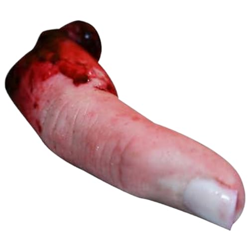 Csafyrt Körperteile gruselige blutige Finger Halloween Körperteile Realistische Schaum Halloween Finger von Csafyrt