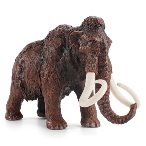 Csafyrt Mammoth Figur 8x5 Zoll Realistisches Mammutspielzeug Künstlicher PVC Alte Elefant Figurine Bildungs- und dekorative Elefant -Origination Elefantengeschenke von Csafyrt