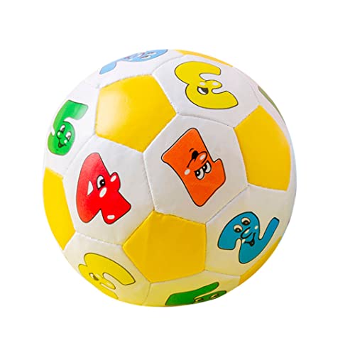 Csafyrt Mini Soft Ball Spielzeug für Kinder Bildungsspielzeug Baby Lernfarben Nummer Gummiball von Csafyrt