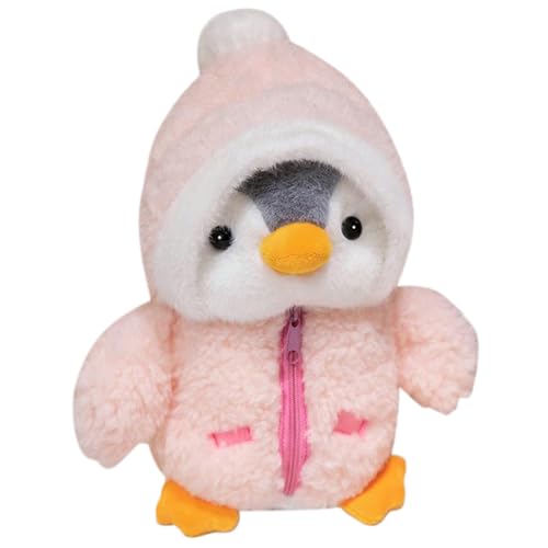 Csafyrt Penguin gefüllte Tier süßes Pinguin -Stofftier mit Hut und Kleidung 10 kuschelige Weihnachtsstofftiere Weiche Körper Pudgy Pinguine von Csafyrt