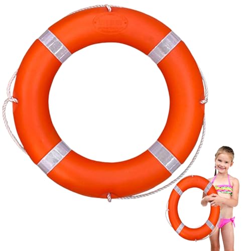 Csafyrt Pool schwimmt, Kinder Schwimmen Schaumlebensdauer mit Perimeter Seil und reflektierendem Klebeband, 14 Dia..Tragbarer Leichter Lebensring für Schwimmbad, See, Fluss, Meer von Csafyrt