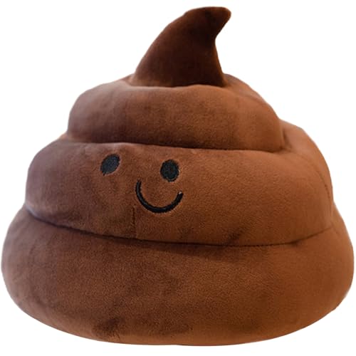 Csafyrt Poop Kissen 10x9 Zoll gefülltes Poop Plüsch 3D lustige Dekoration Poop Kissen Kissen Spielzeugwurf Wurfkissen Geschenk für Freunde Kinder Kinder von Csafyrt