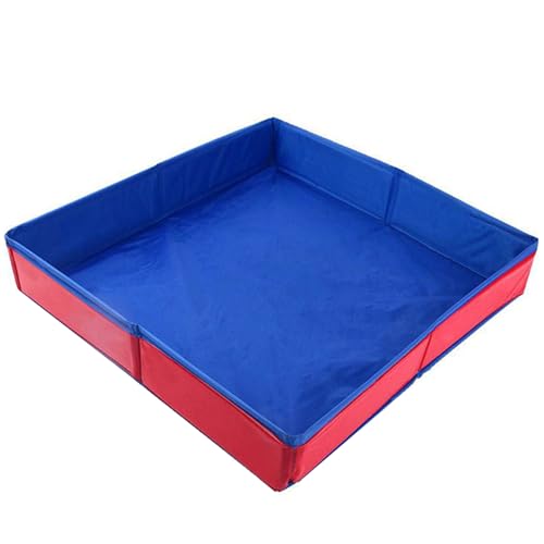 Csafyrt Sandtisch, PVC Klappes Sandkasten, sicheres Outdoor -Box -Spielzeug, 19.69x19.69x3.15 Fun Tably Sensory Toys, Bildung für Kinder von Csafyrt