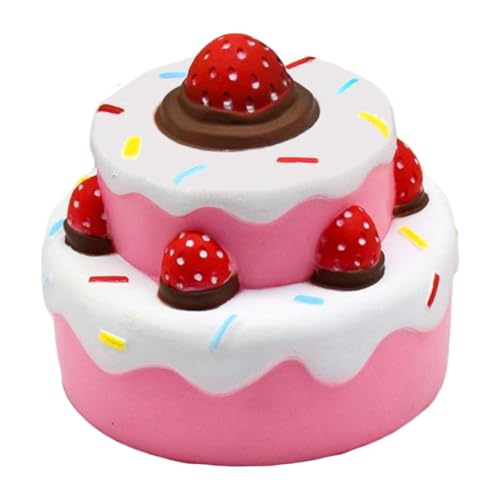 Csafyrt Squish Toys Jumbo Duft langsam aufsteigender Cheeki Strawberry Cake Squish für Kinder und Erwachsene von Csafyrt