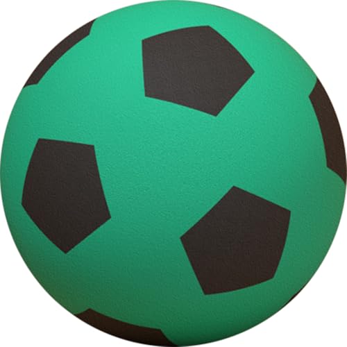 Csafyrt Stille Fußballkugel für Kinder Größe 5 PU Indoor Fußballschock Stoßdämpfung Kids Soccer Ball Leichte Weichgeräuschreduktion Kinder Fußball für das Training von Geschenken für Kinder Grün von Csafyrt