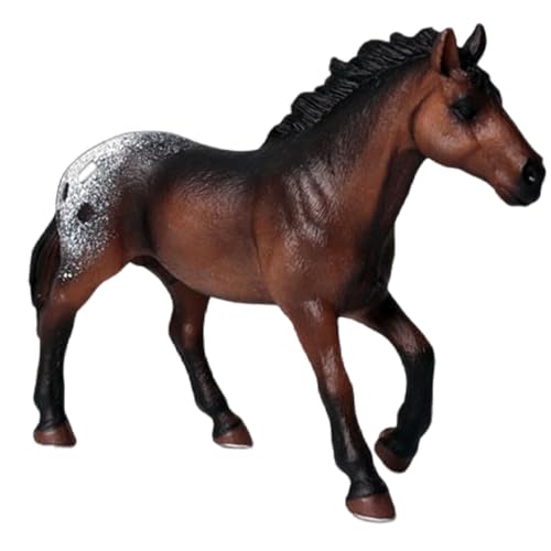 Csafyrt Toy Horse 5.7x1.6x3.9 '' Realistische Plastikpferdstatue mit natürlicher Pose -Bildungsspielzeug liefert Informationen von Csafyrt