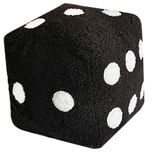 Csafyrt Würfel Kissen Weich Würfelform Plüsch Kissen Simulation Würfel Würfel Fuzzy Dice Cute & Fun Sofa Kissen kreative Plüschkissen Kinderspielzeug zum Lernen und Spielenabende Home Decor von Csafyrt