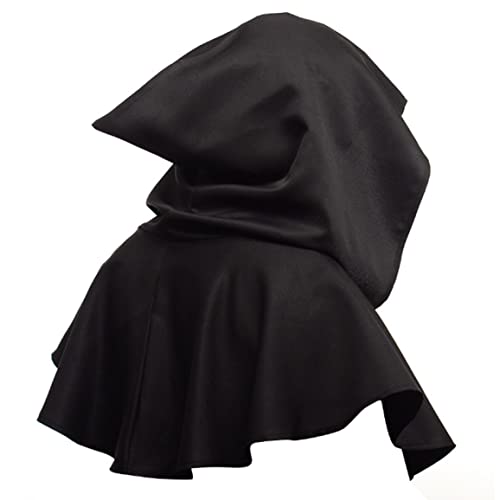 Csafyrt Zauberer Cloak Schreie Kostüm Hoodie Kapuze Cape Cloak Death Cosplay mittelalterlicher Motorhöhle Kleid von Csafyrt