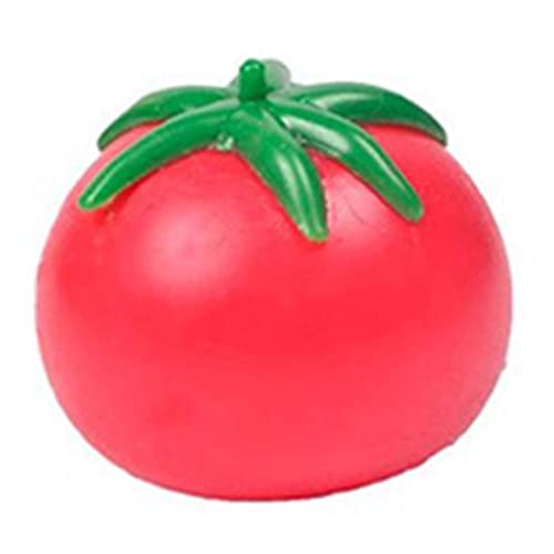 Csafyrt Speks Stress Ball Tomate Squeeze Spielzeug simuliert weiche Angst Reduzierer Stressabbau Spielzeug für Kinder Erwachsene von Csafyrt