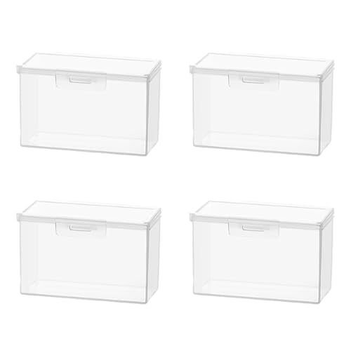 4Pack Kunststoff Box Karte Für Visitenkarte Container Für Karte Lagerung Schrauben Haarnadeln Perlen von Csnbfiop