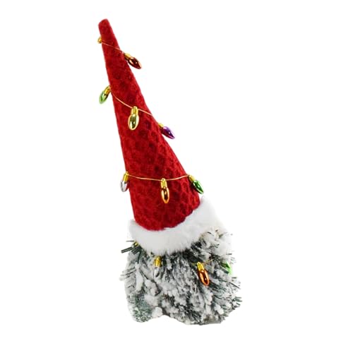 Csnbfiop Ältere Gnomes Plüschpuppen Mit Bunten Kunst Glühbirnen Weihnachtsschwedisch Tomtes Stoffed Toy Ornament Feiertagsgeschenk von Csnbfiop