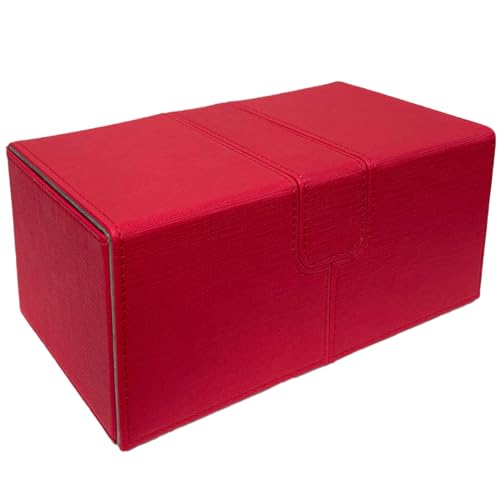 Csnbfiop Magnetische Kartenbox Kartenetui Spielkarten PU Kartenaufbewahrungsbox Sammelkarten Tragebox Deck von Csnbfiop