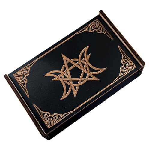 Csnbfiop Push Pull Tarot Karten Aufbewahrungsbox Holz Tarot Karten Aufbewahrung Geschenke Etui Kleine Schmuckkästchen Tragbare Wahrsagungs Aufbewahrungsbox von Csnbfiop