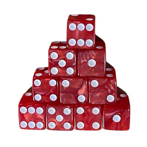 Csnbfiop Spiel Playings Quadratischen Block Mathematik Unterricht Pädagogisches Spielzeug Würfel Set Kleine Bunte Acryl Sechs Seitige Würfel Würfel Mit Punkt von Csnbfiop