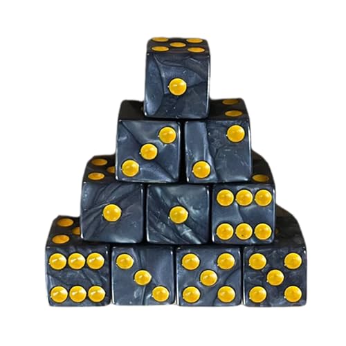 Csnbfiop Spiel Playings Quadratischen Block Mathematik Unterricht Pädagogisches Spielzeug Würfel Set Kleine Bunte Acryl Sechs Seitige Würfel Würfel Mit Punkt von Csnbfiop