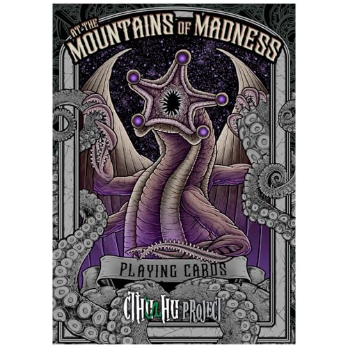 Cthulhu Project Poker Mountains Madness Purple | Sammler-Kartenspiel, das Sich auf den mythischen Roman von HP Lovecraft über die Expedition in die Antarktis konzentriert. von Cthulhu Project