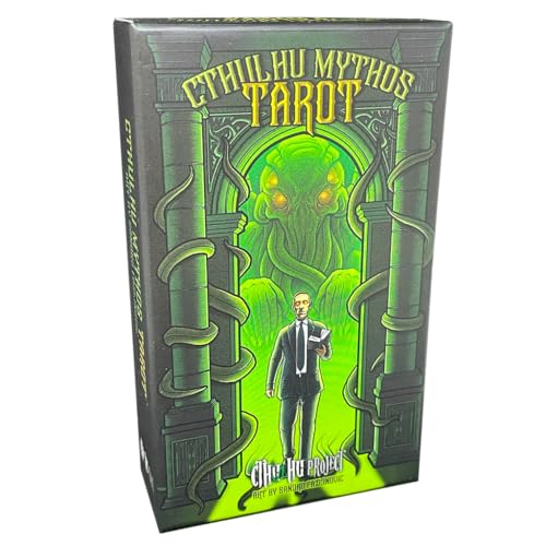 Cthulhu Project Tarot Cthulhu Mythos Unlimited Edition | Das Neue Cthulhu Mythos Tarot Deck basierend auf HP Lovecraft mit der Kunst von Sandro Fazlinovic von Cthulhu Project