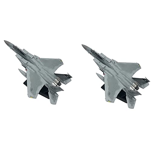 Ctwezoikmt 2X 1/100 MaßStab Druckguss Flugzeuge F15 Eagle American Navy Flugzeuge Modell von Ctwezoikmt